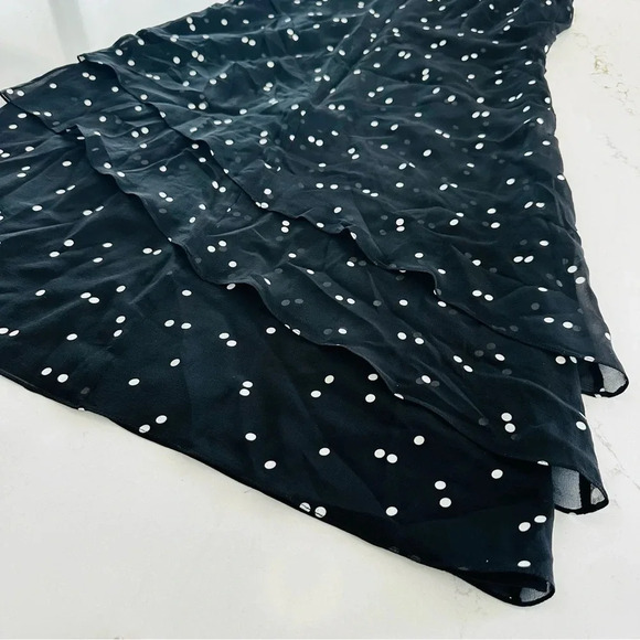 Kay Unger Polka Dot Ruffle Dress - Picture 7 of 7